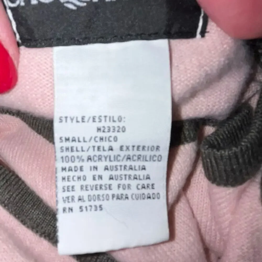 Sag Harbor pink &‎ gray one-piece sweater small